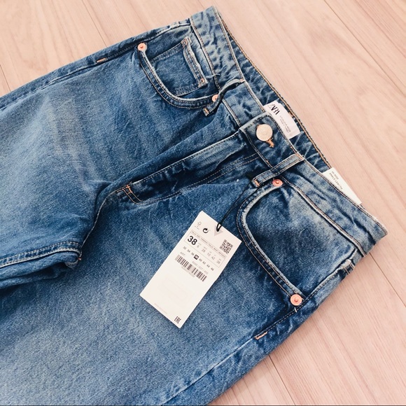 NEW Zara Slim Fit High Rise Ripped Ankle Jeans 6 - Picture 11 of 16